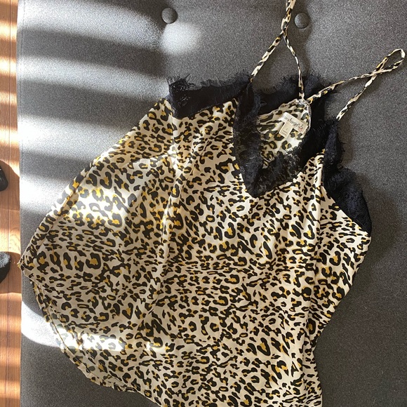 Lace Cheetah Tank top S - Picture 1 of 2